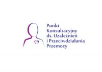 Logotyp Punktu Konsultacyjnego ds. Uzależnień i Przeciwdziałania Przemocy